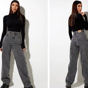 Motel Rocks Parallel Jeans in Smoke Grey